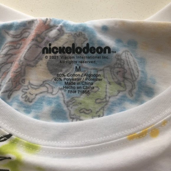 Nickelodeon All Over Print T Shirt Mens Medium Rugrats New - Picture 3 of 3